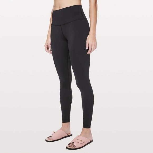 Lululemon Wunder Under High-Rise Tight Nulux 28” Black Leggings, size 14 - Picture 1 of 8